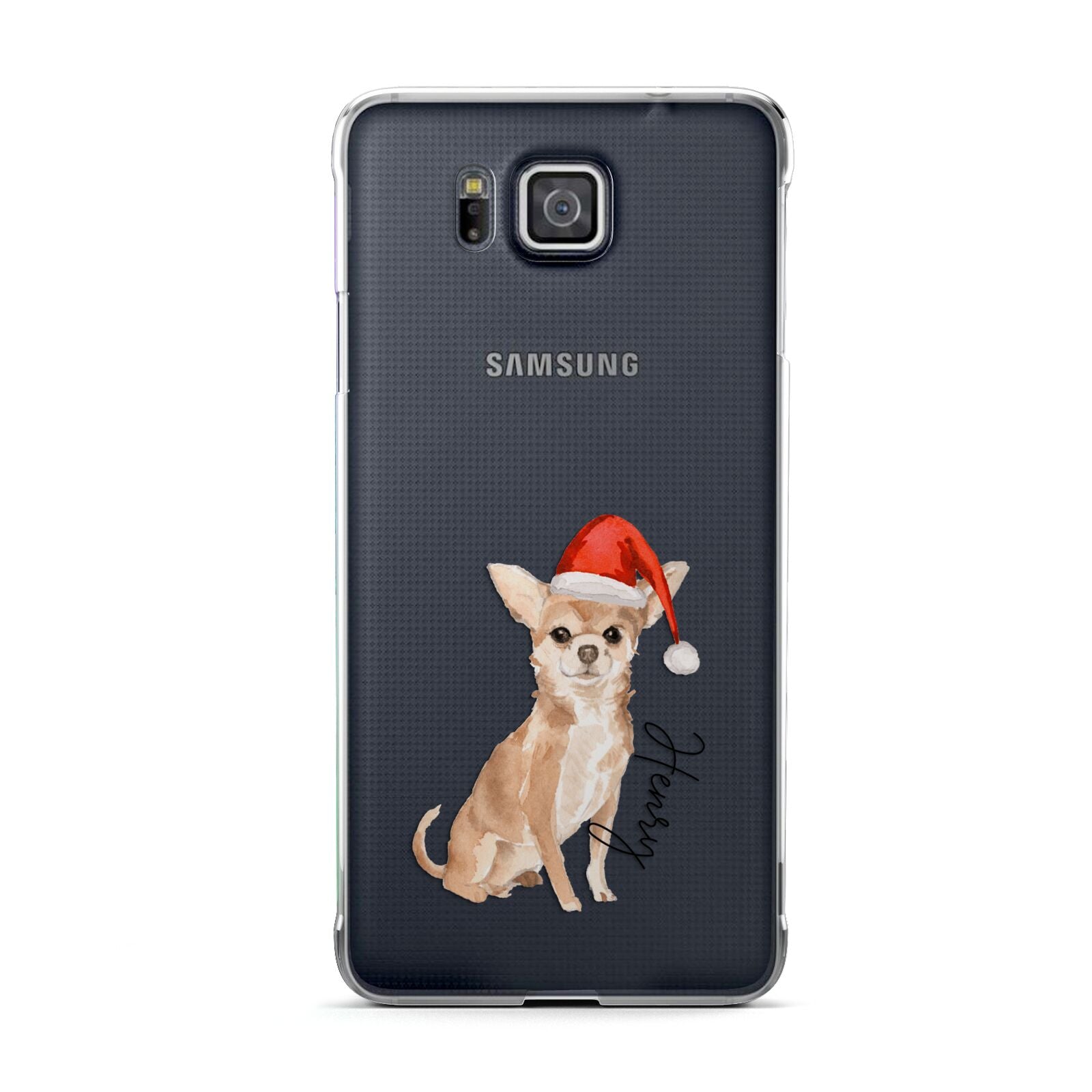 Personalised Christmas Chihuahua Samsung Galaxy Alpha Case