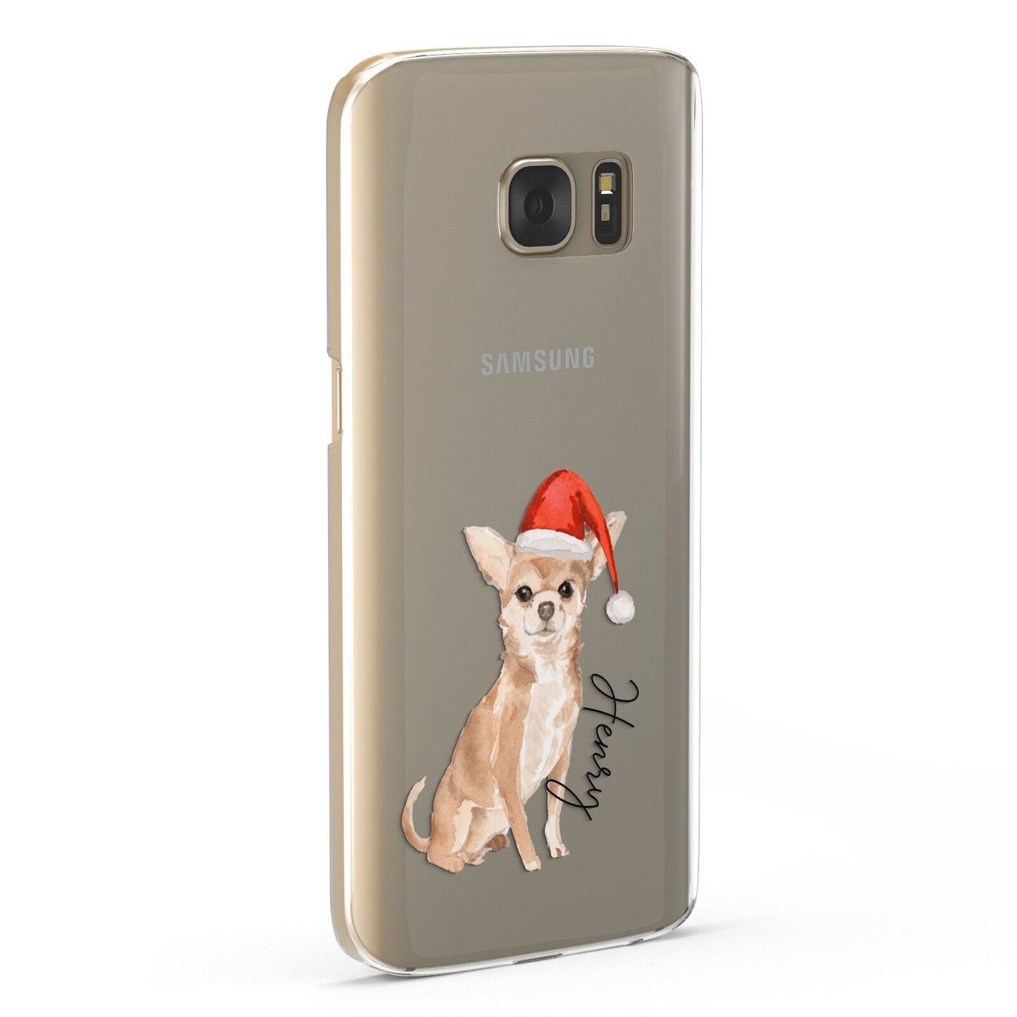 Personalised Christmas Chihuahua Samsung Galaxy Case Fourty Five Degrees