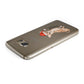 Personalised Christmas Chihuahua Samsung Galaxy Case Top Cutout