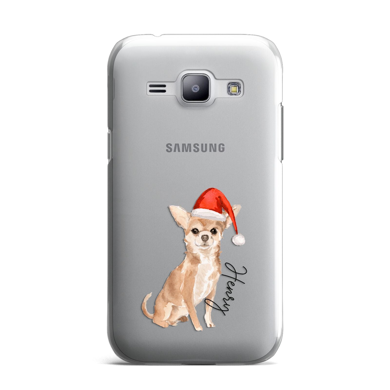 Personalised Christmas Chihuahua Samsung Galaxy J1 2015 Case