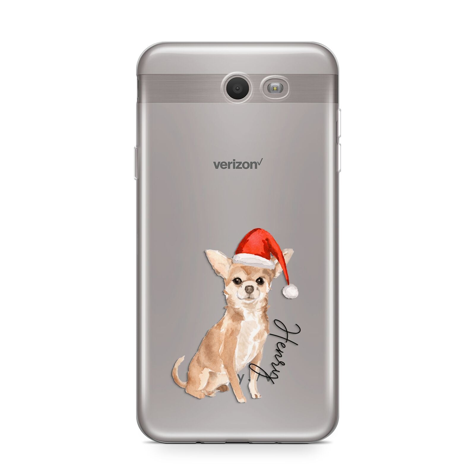 Personalised Christmas Chihuahua Samsung Galaxy J7 2017 Case