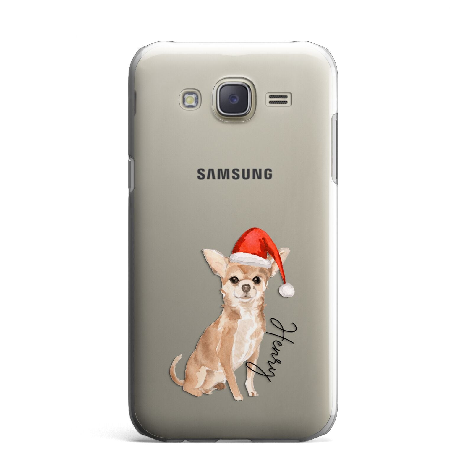 Personalised Christmas Chihuahua Samsung Galaxy J7 Case