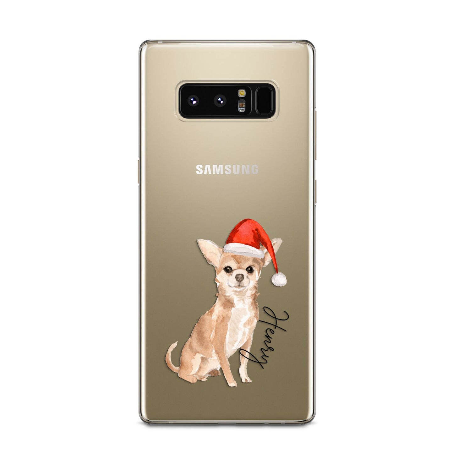 Personalised Christmas Chihuahua Samsung Galaxy Note 8 Case