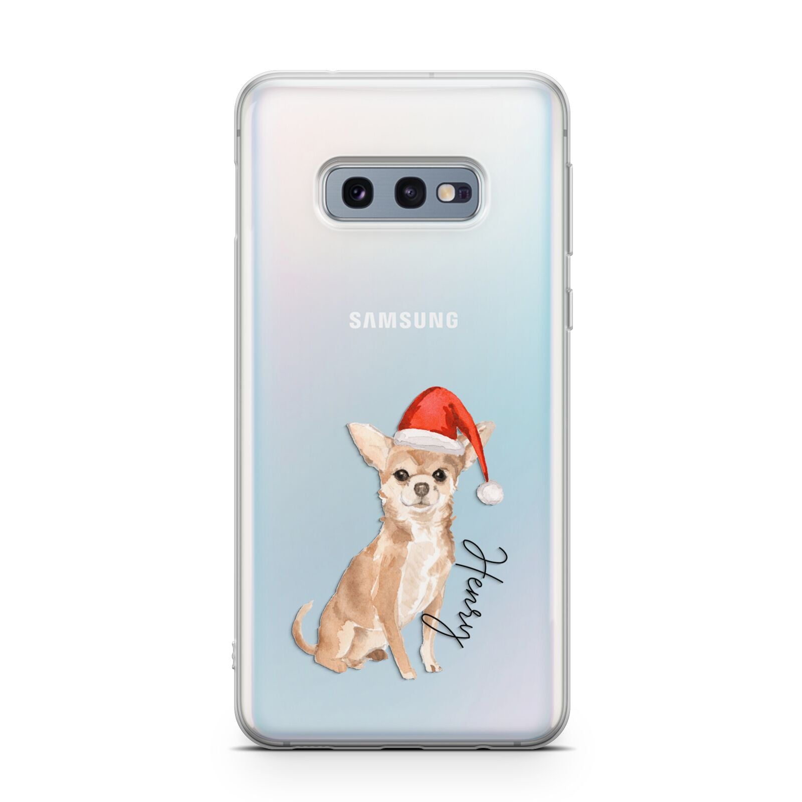 Personalised Christmas Chihuahua Samsung Galaxy S10E Case