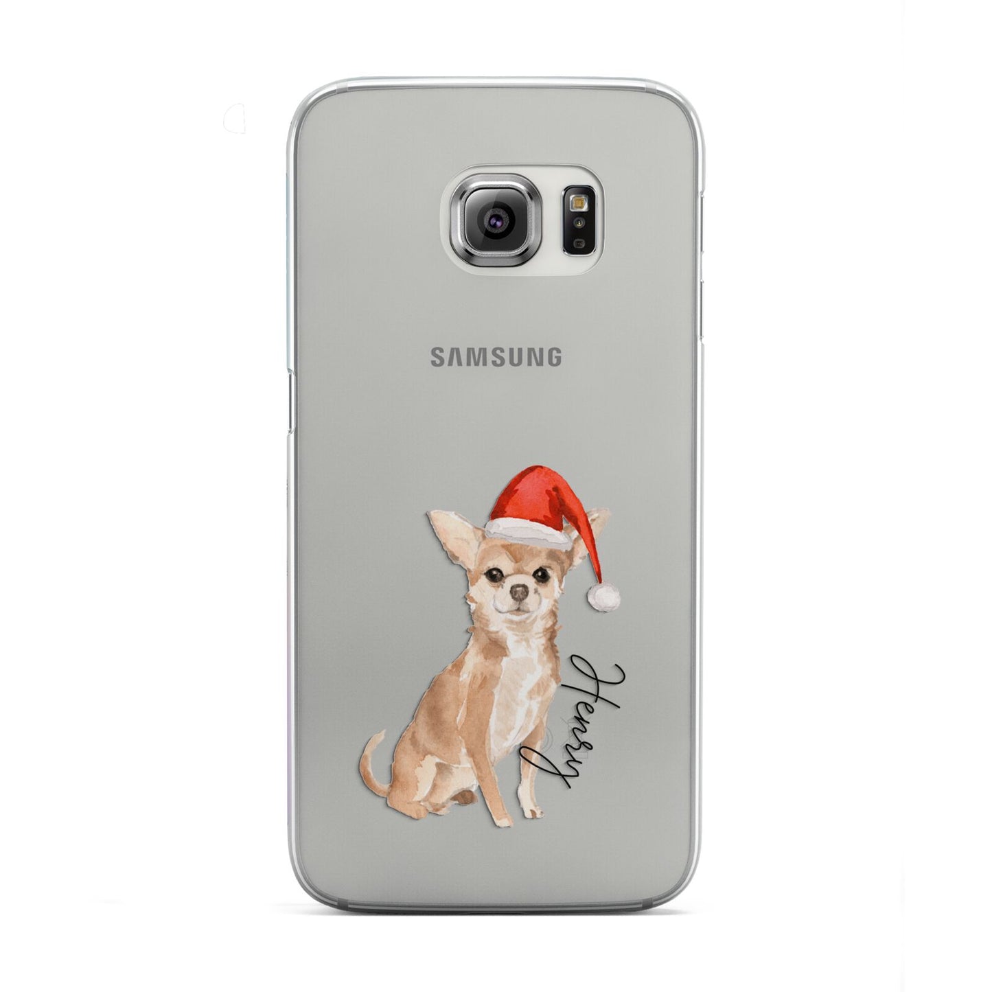 Personalised Christmas Chihuahua Samsung Galaxy S6 Edge Case