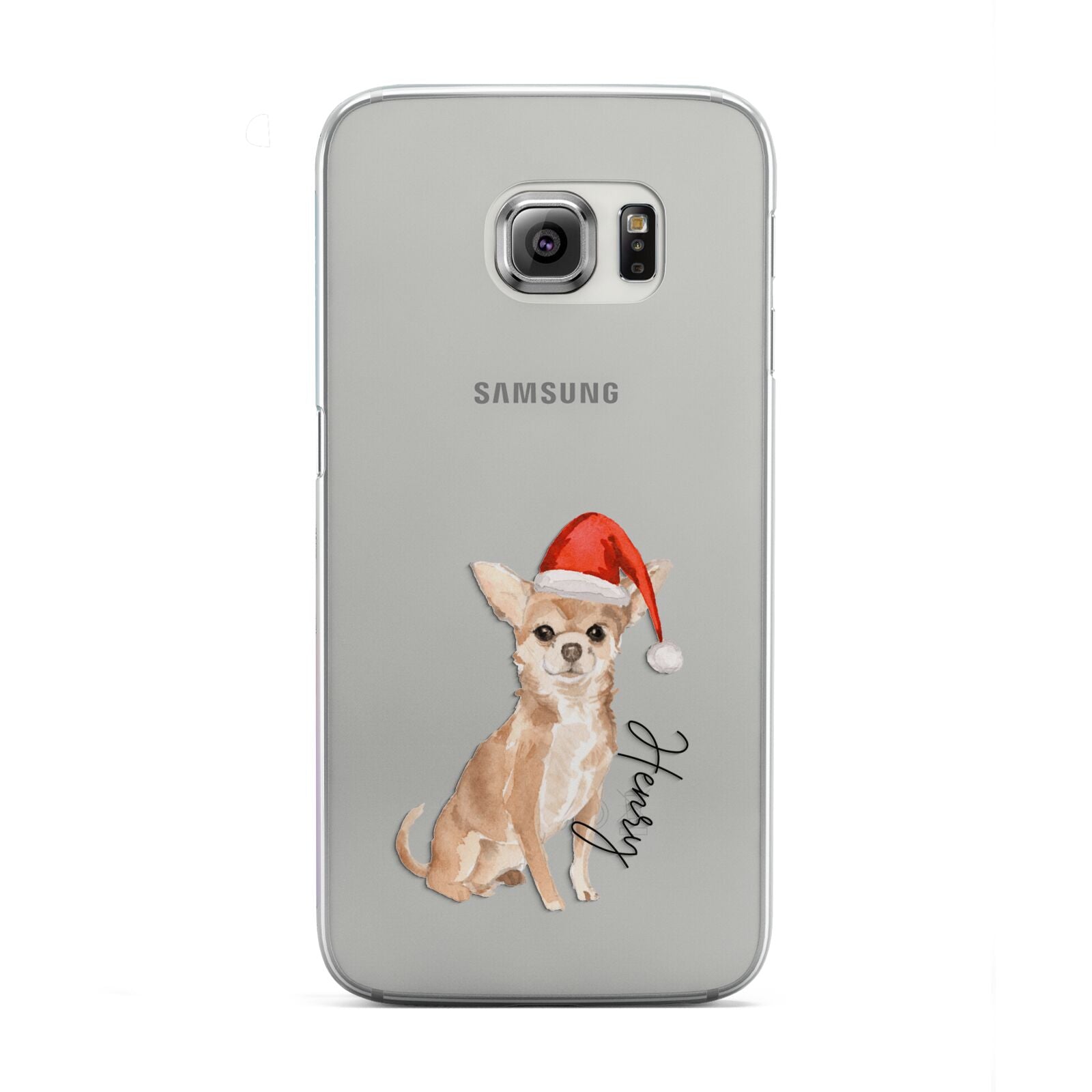 Personalised Christmas Chihuahua Samsung Galaxy S6 Edge Case