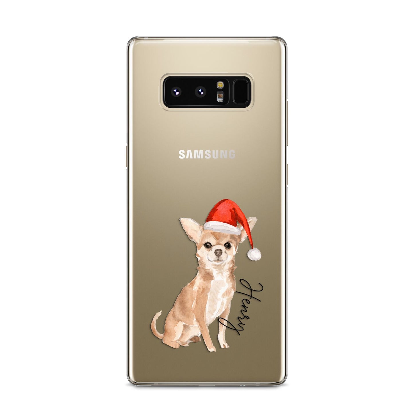 Personalised Christmas Chihuahua Samsung Galaxy S8 Case
