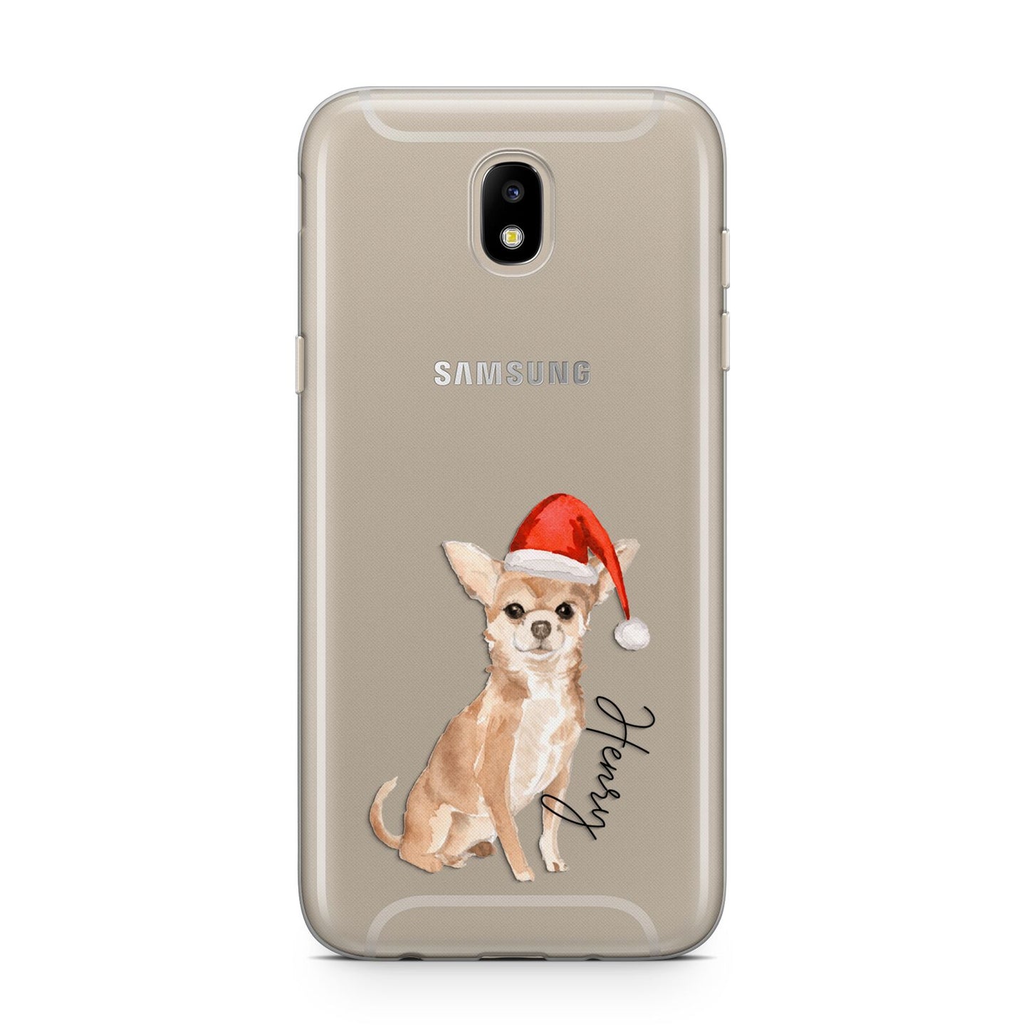 Personalised Christmas Chihuahua Samsung J5 2017 Case