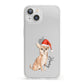 Personalised Christmas Chihuahua iPhone 13 Clear Bumper Case