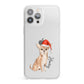 Personalised Christmas Chihuahua iPhone 13 Pro Max Clear Bumper Case