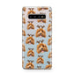 Personalised Christmas Dog Antler Protective Samsung Galaxy Case