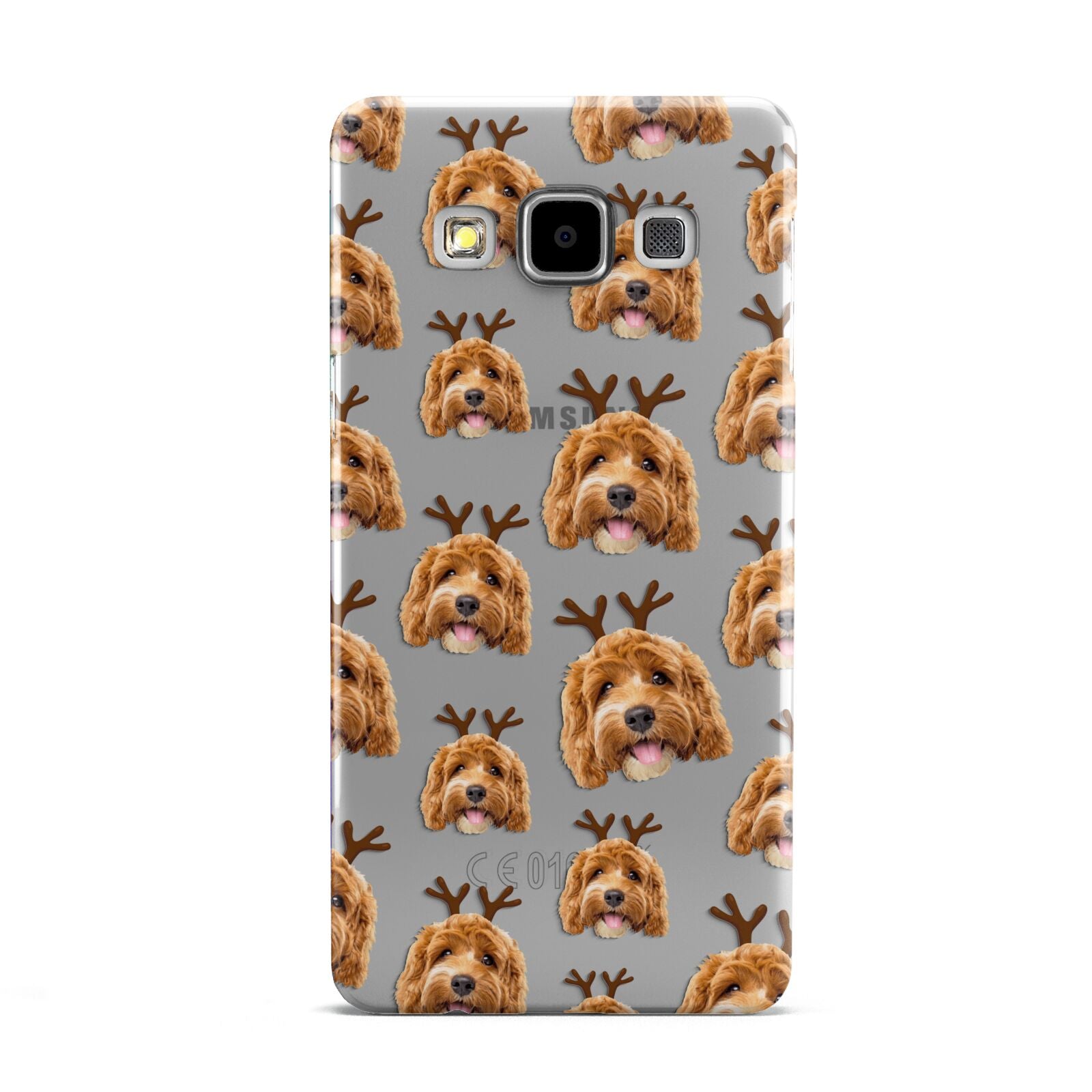 Personalised Christmas Dog Antler Samsung Galaxy A5 Case