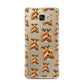 Personalised Christmas Dog Antler Samsung Galaxy A7 2016 Case on gold phone