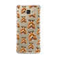 Personalised Christmas Dog Antler Samsung Galaxy A9 2016 Case on gold phone