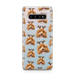 Personalised Christmas Dog Antler Samsung Galaxy S10 Plus Case