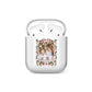 Personalised Christmas Flowers Photo AirPods Case
