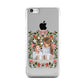Personalised Christmas Flowers Photo Apple iPhone 5c Case