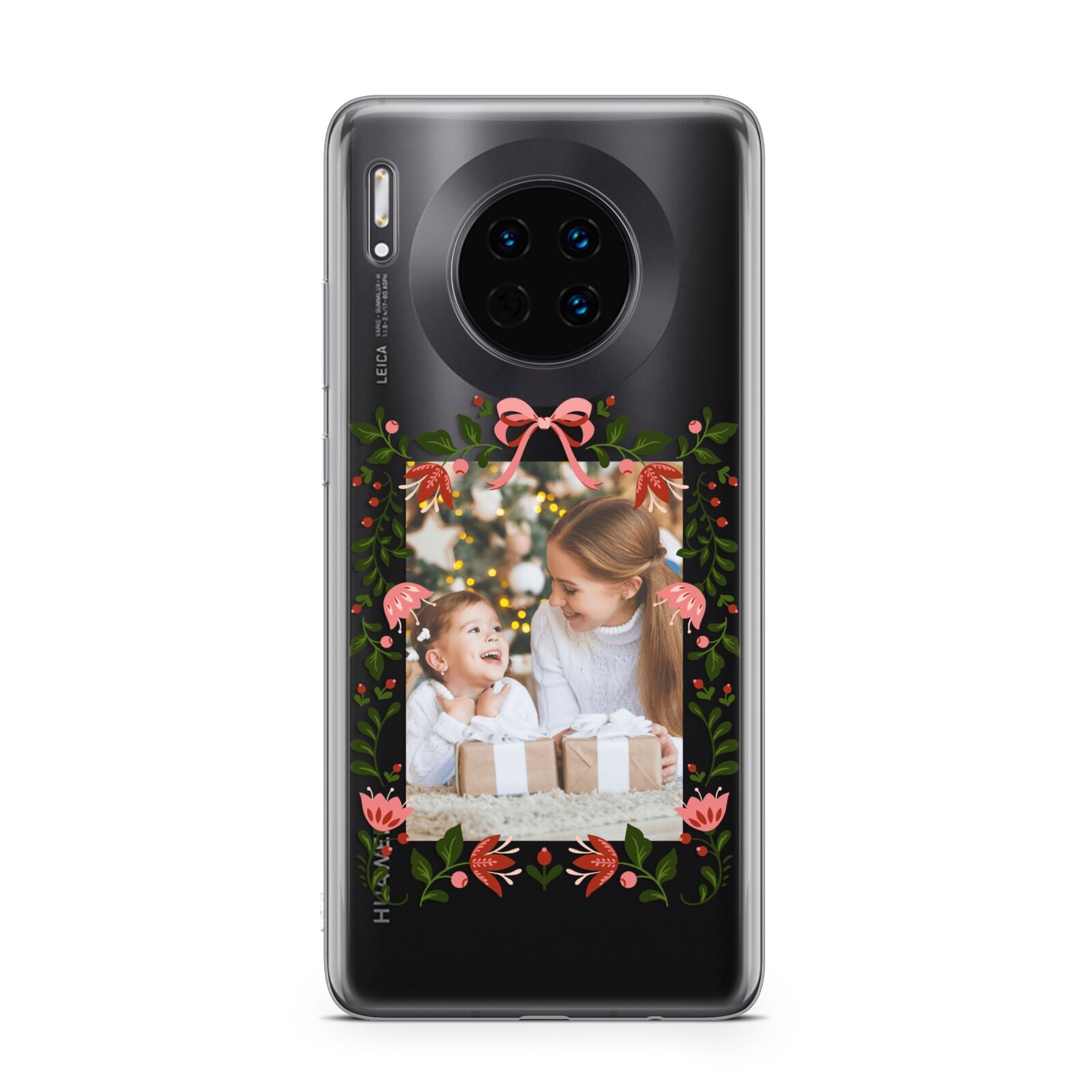 Personalised Christmas Flowers Photo Huawei Mate 30