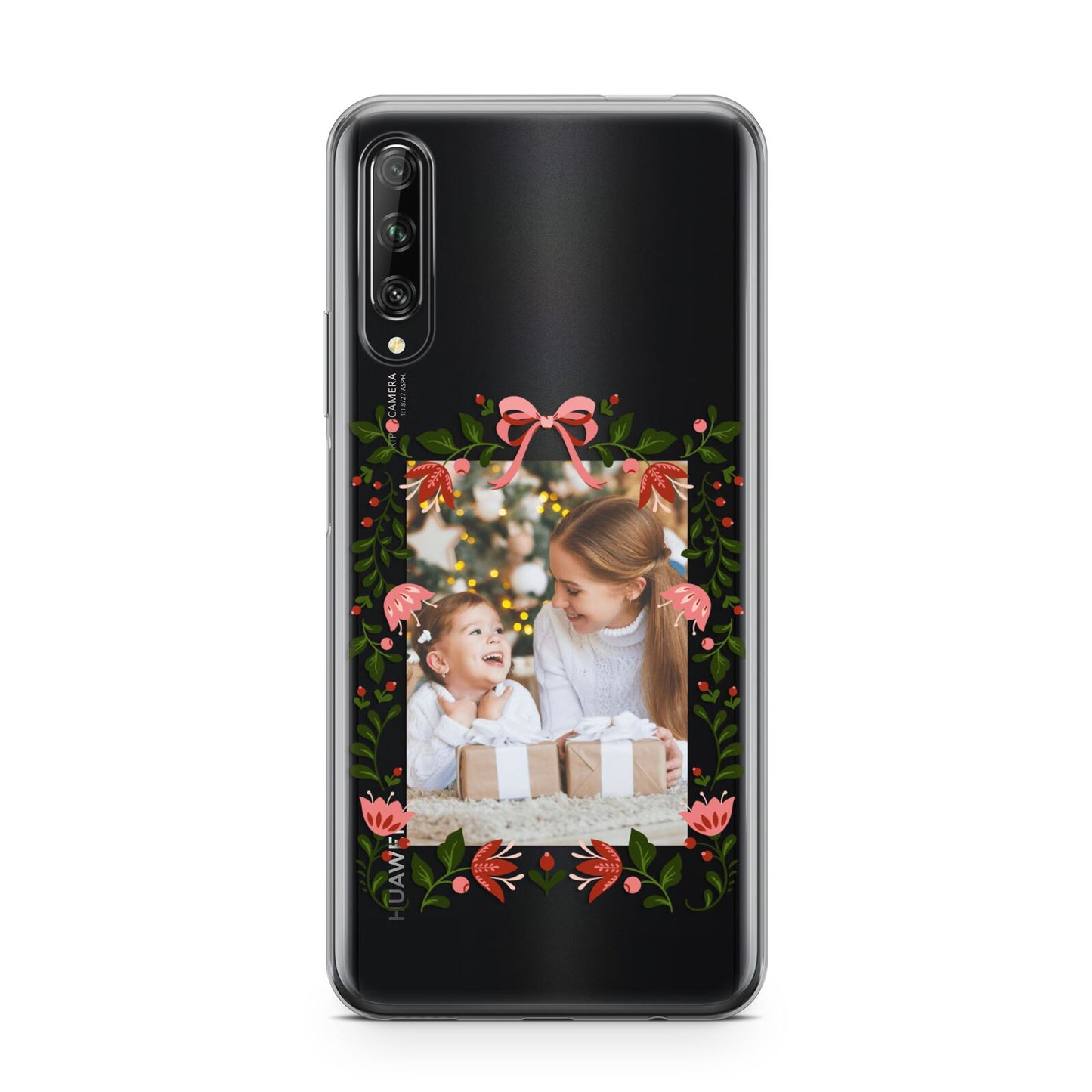 Personalised Christmas Flowers Photo Huawei P Smart Pro 2019
