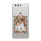 Personalised Christmas Flowers Photo Huawei P10 Phone Case