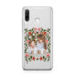 Personalised Christmas Flowers Photo Huawei P30 Lite Phone Case