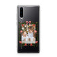 Personalised Christmas Flowers Photo Huawei P30 Phone Case