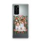 Personalised Christmas Flowers Photo Huawei P40 Phone Case