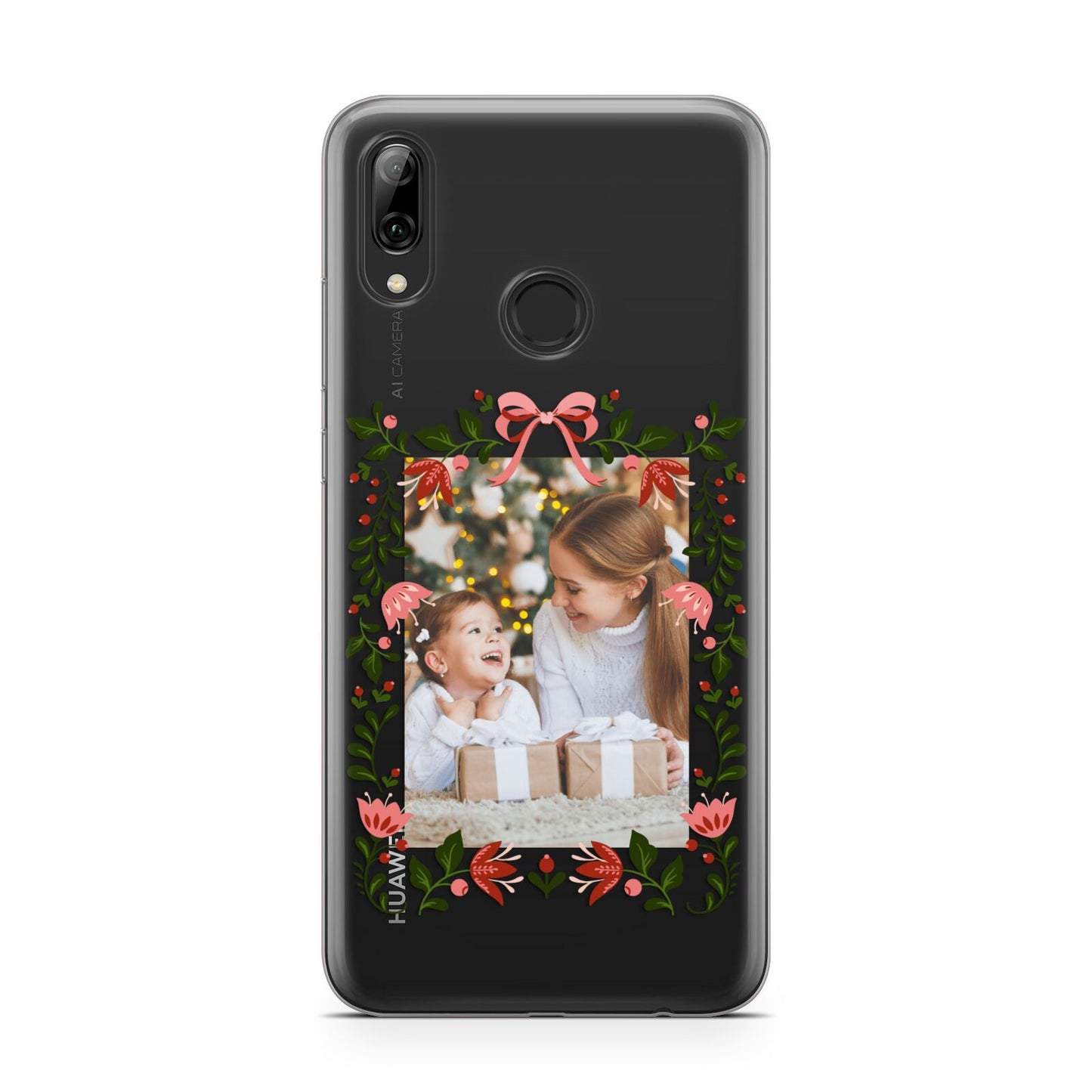 Personalised Christmas Flowers Photo Huawei Y7 2019