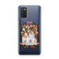 Personalised Christmas Flowers Photo Samsung A02s Case