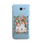 Personalised Christmas Flowers Photo Samsung Galaxy A7 2017 Case
