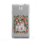 Personalised Christmas Flowers Photo Samsung Galaxy Note 3 Case