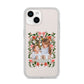 Personalised Christmas Flowers Photo iPhone 14 Clear Tough Case Starlight