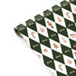 Personalised Christmas Harlequin Personalised Gift Wrap