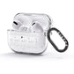 Personalised Christmas Jumper AirPods Glitter Case 3rd Gen Side Image