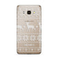 Personalised Christmas Jumper Samsung Galaxy J7 2016 Case on gold phone