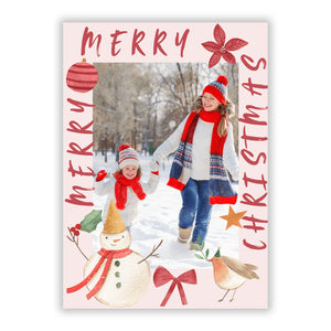 Personalised Christmas Moments Greetings Card