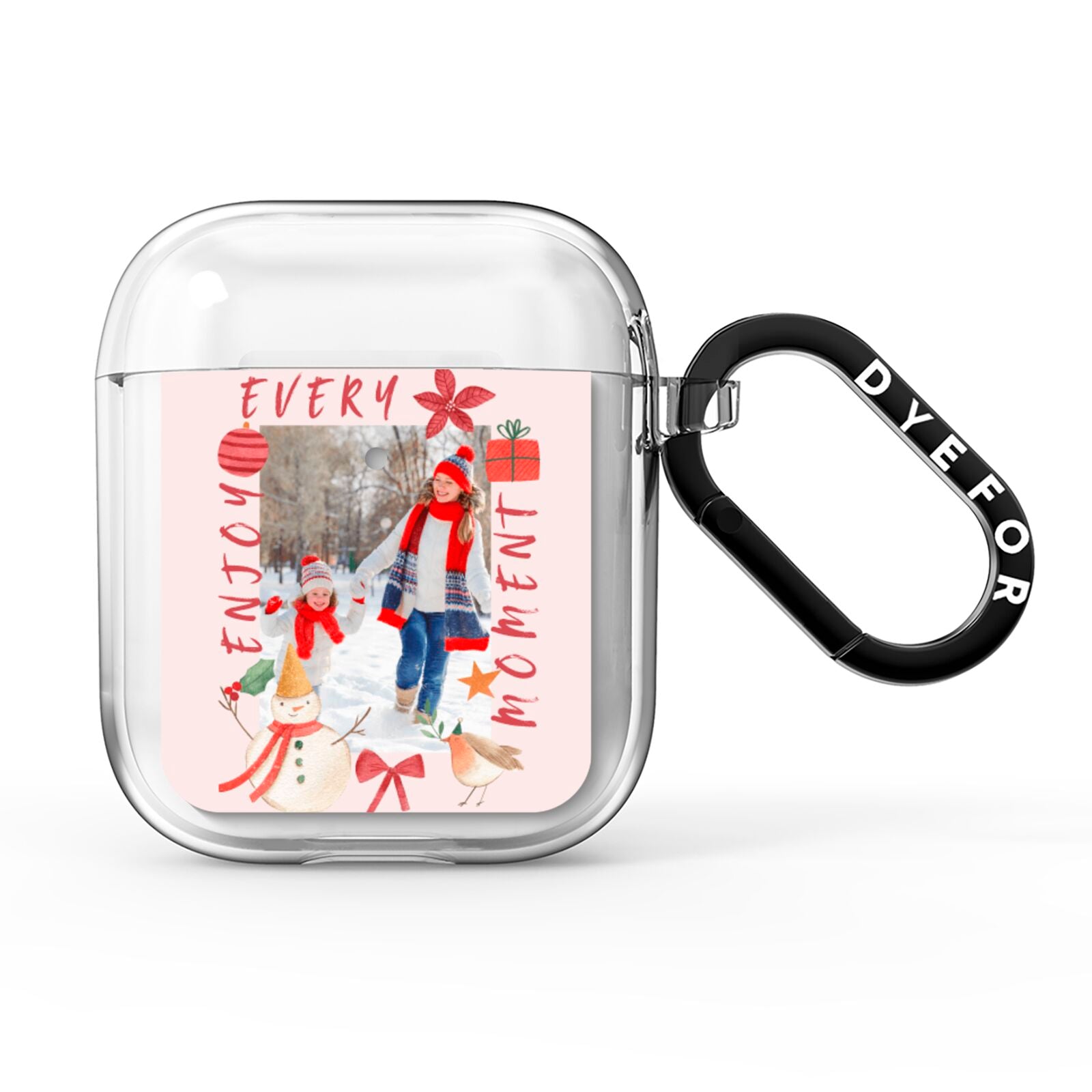 Personalised Christmas Moments AirPods Clear Case