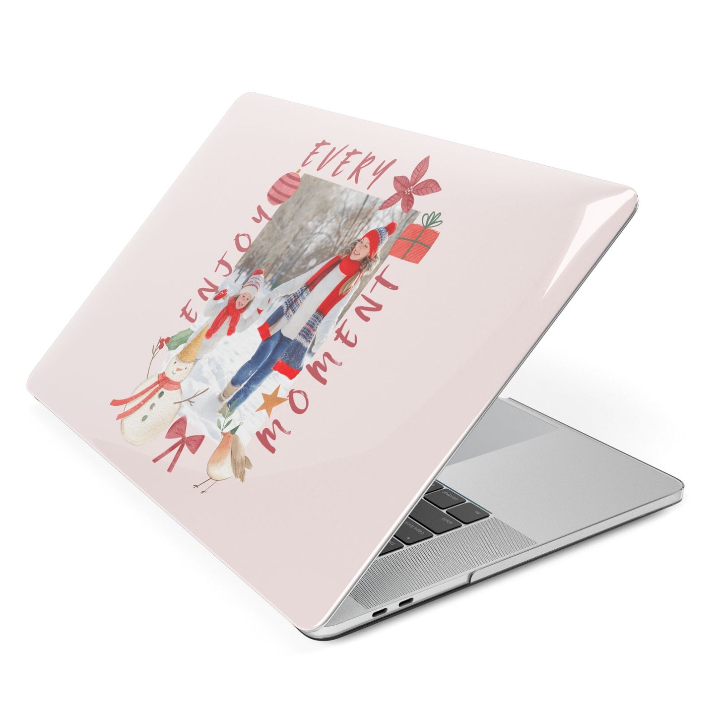 Personalised Christmas Moments Apple MacBook Case Side View