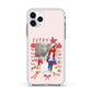 Personalised Christmas Moments Apple iPhone 11 Pro in Silver with White Impact Case