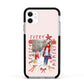 Personalised Christmas Moments Apple iPhone 11 in White with Black Impact Case