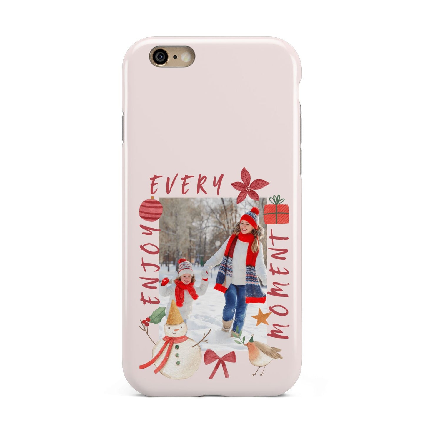 Personalised Christmas Moments Apple iPhone 6 3D Tough Case