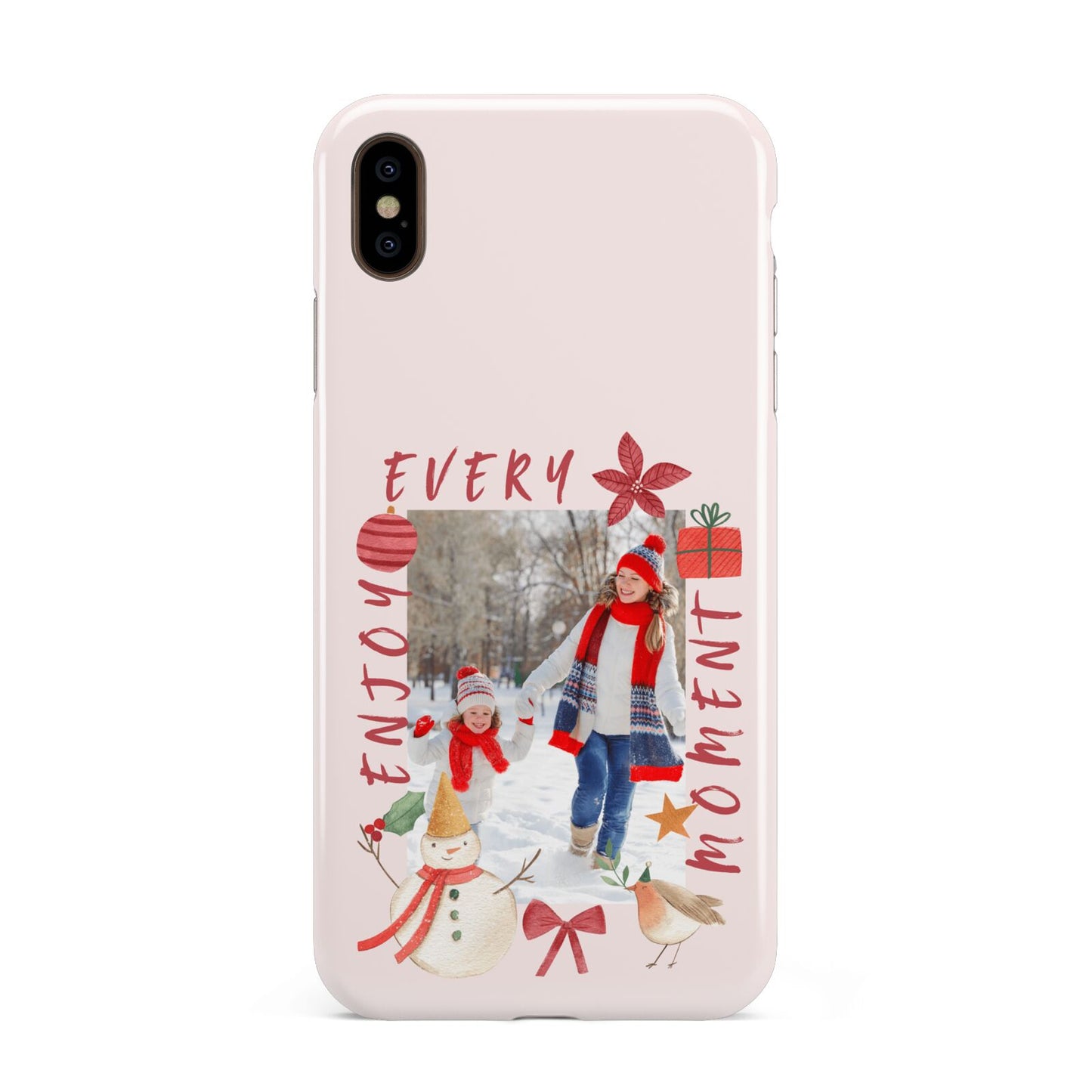 Personalised Christmas Moments Apple iPhone Xs Max 3D Tough Case