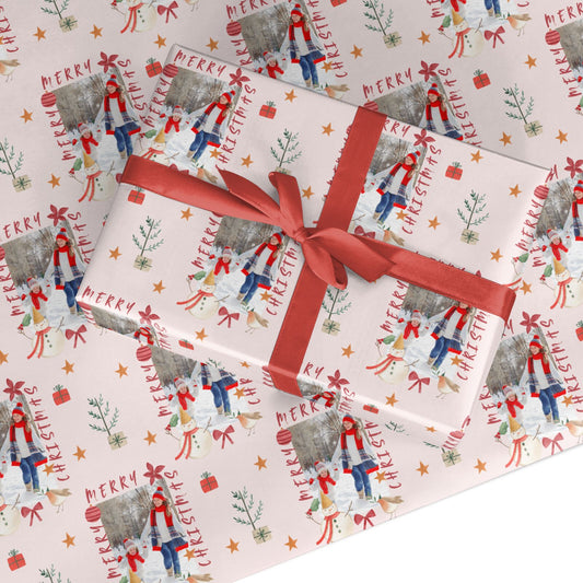 Personalised Christmas Moments Custom Wrapping Paper