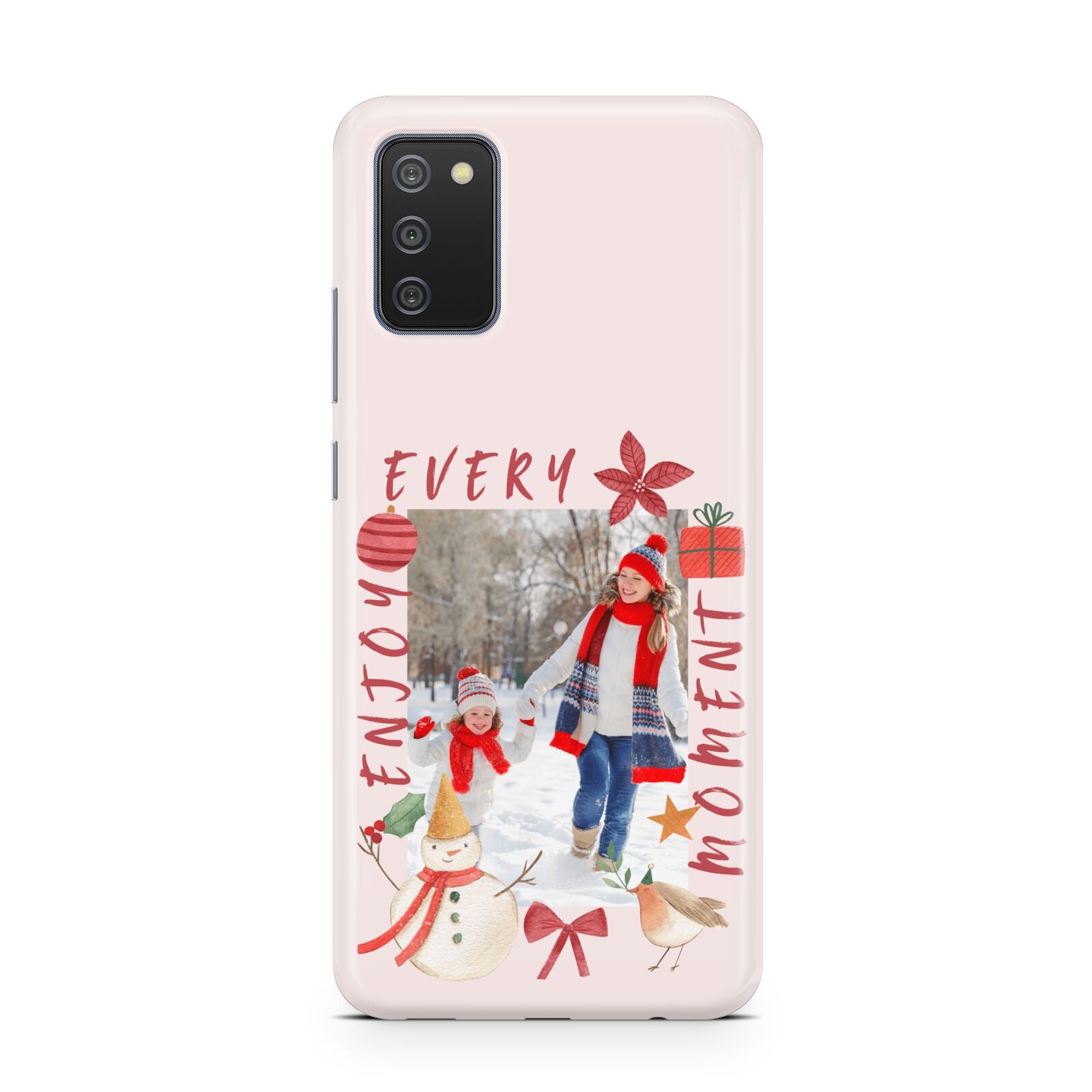 Personalised Christmas Moments Samsung A02s Case