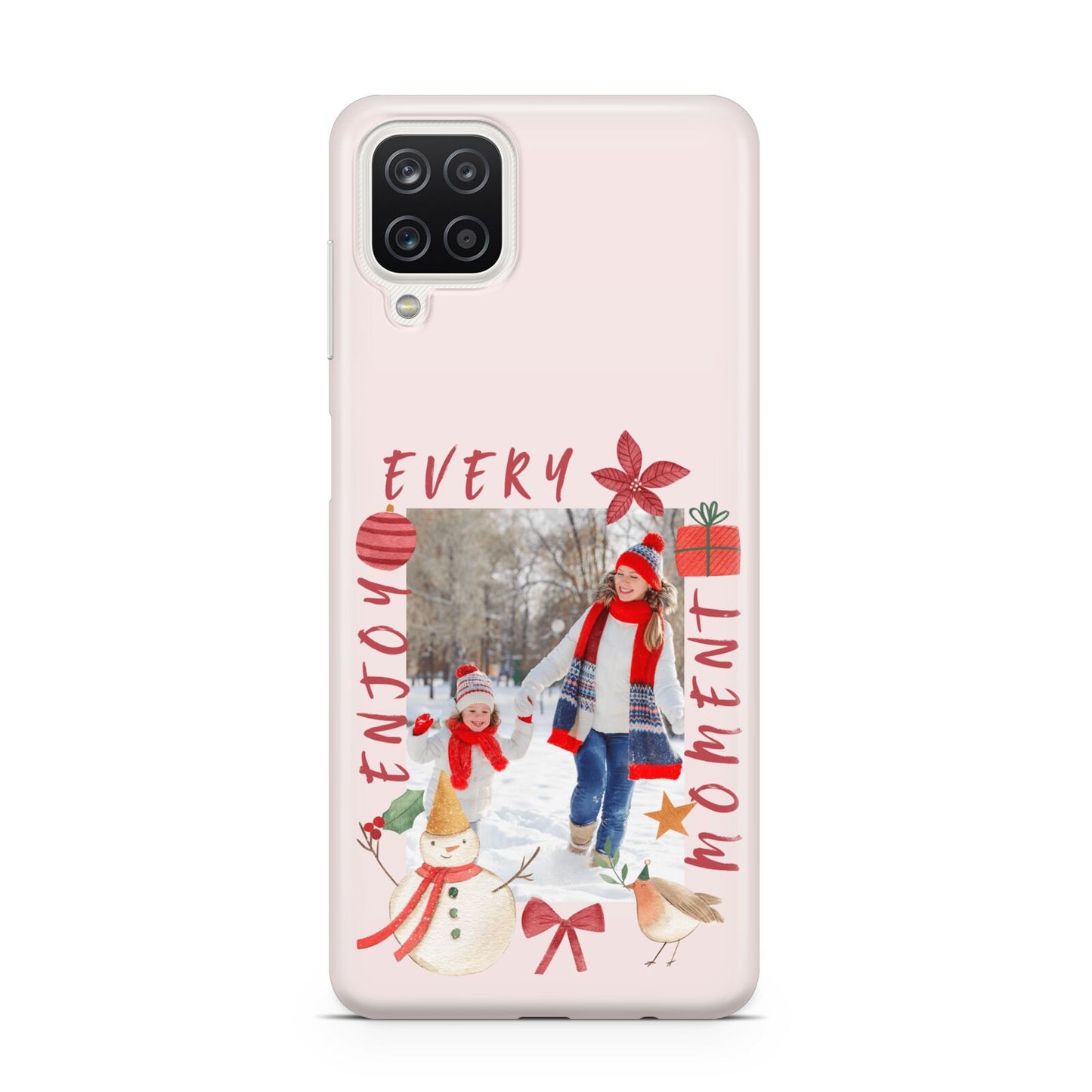 Personalised Christmas Moments Samsung A12 Case