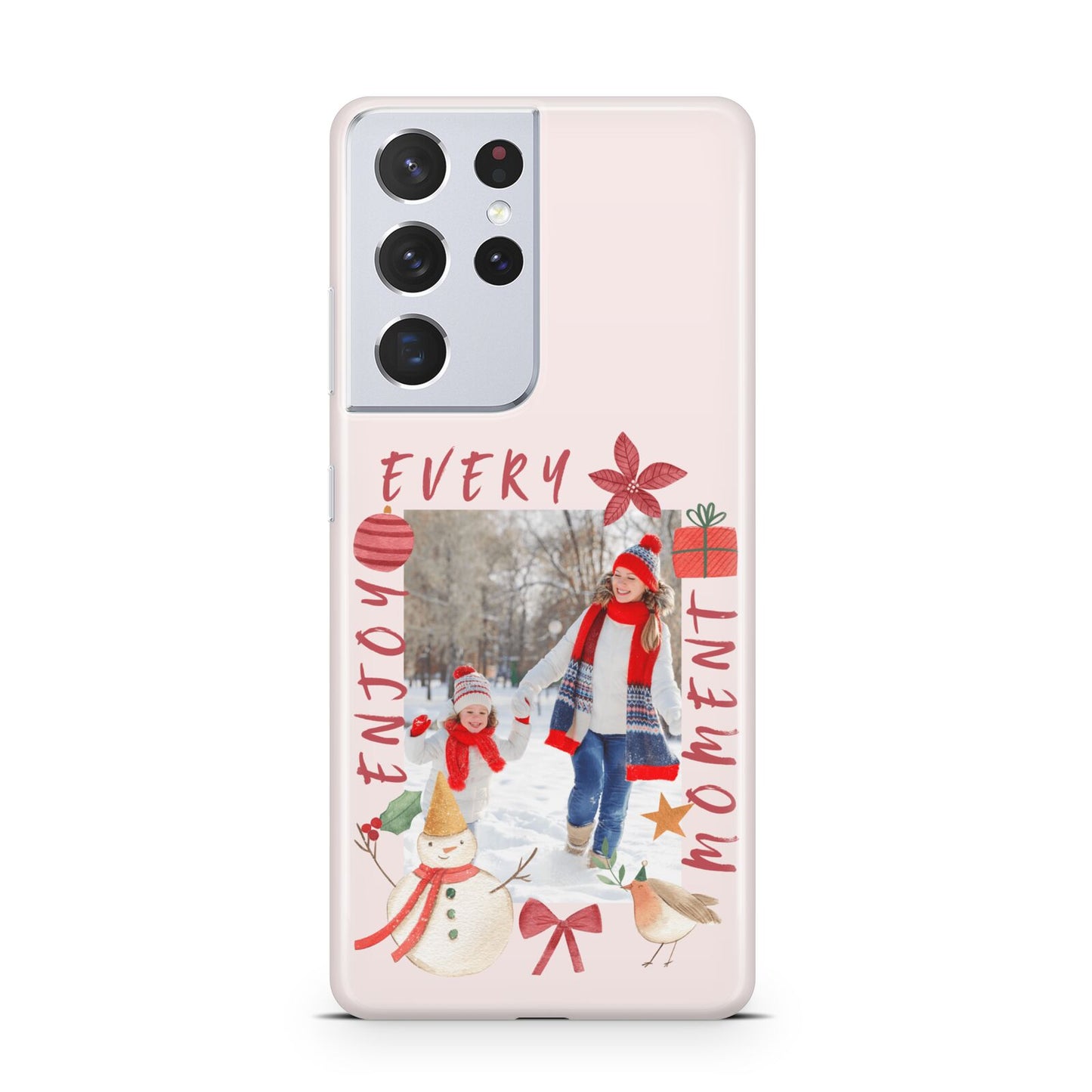 Personalised Christmas Moments Samsung S21 Ultra Case