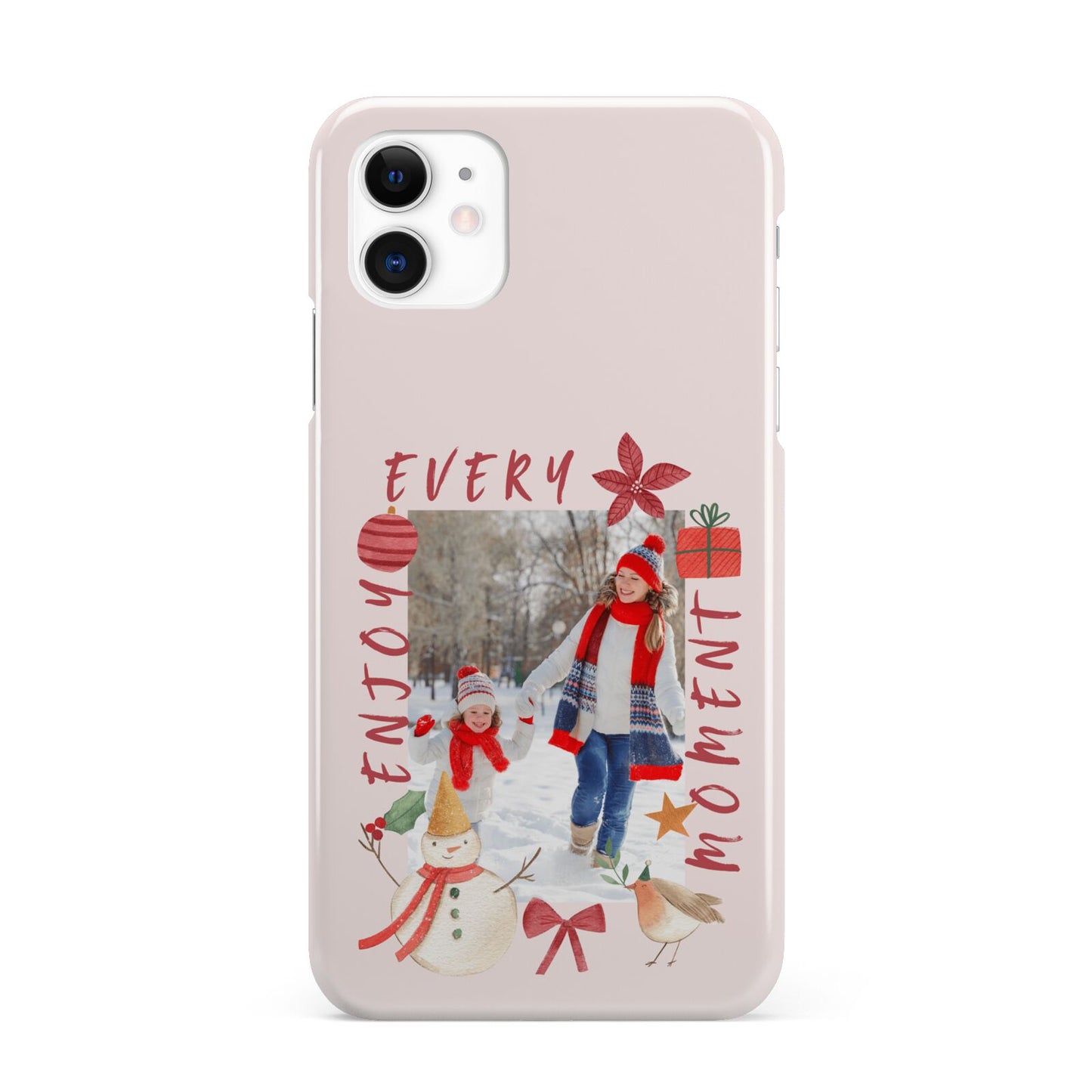 Personalised Christmas Moments iPhone 11 3D Snap Case
