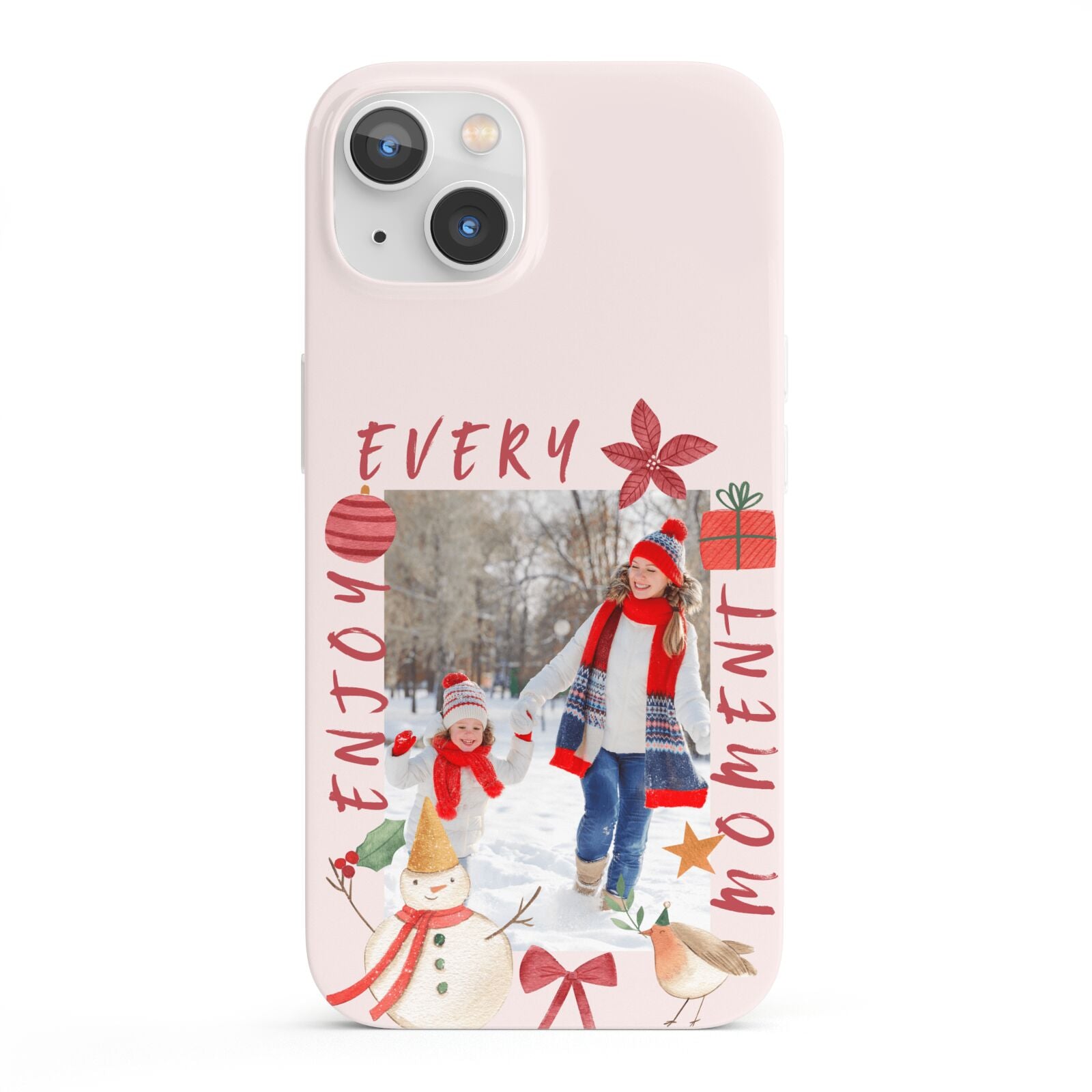 Personalised Christmas Moments iPhone 13 Full Wrap 3D Snap Case