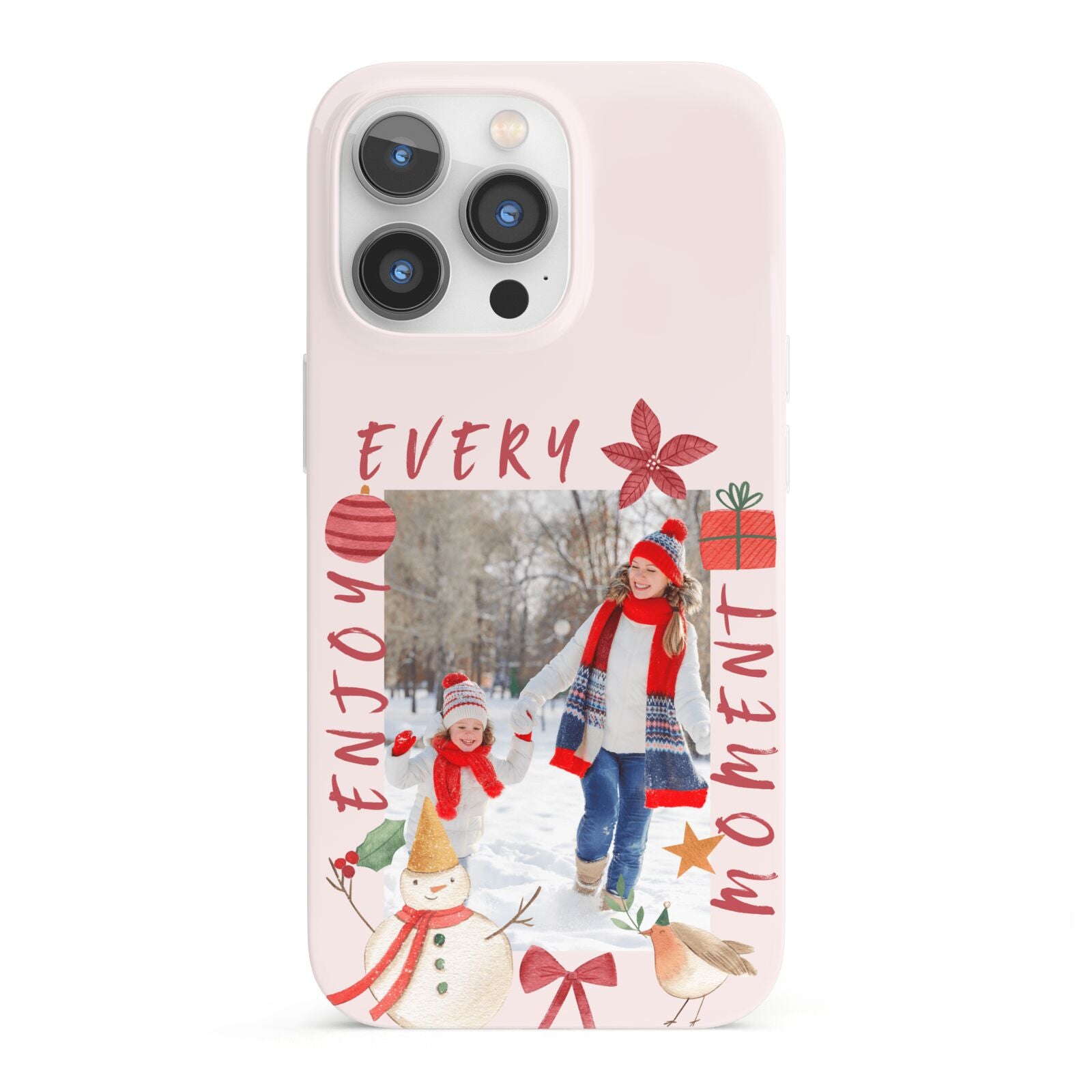 Personalised Christmas Moments iPhone 13 Pro Full Wrap 3D Snap Case