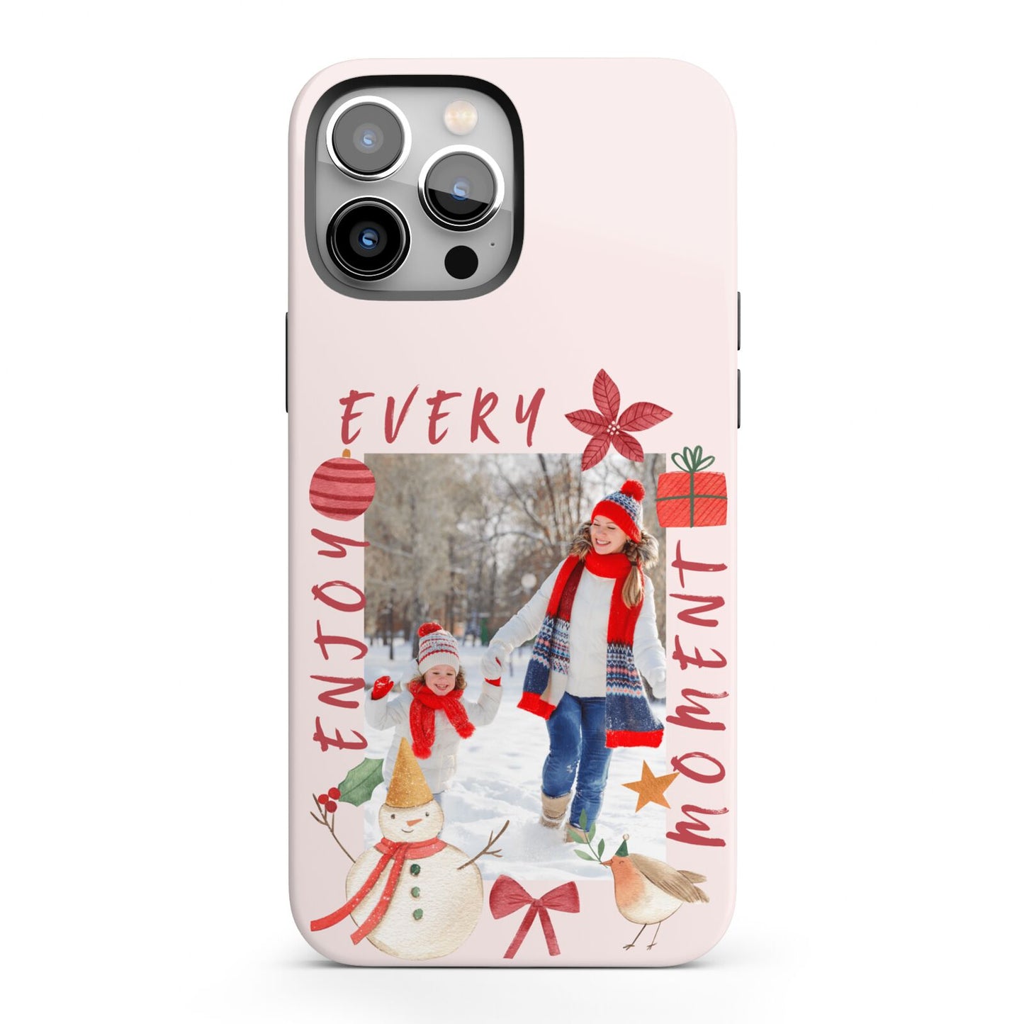 Personalised Christmas Moments iPhone 13 Pro Max Full Wrap 3D Tough Case